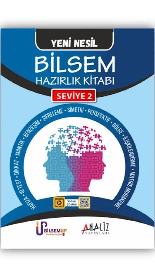 Analiz Yayınları Bilsem Hazırlık Kitabı Seviye 2