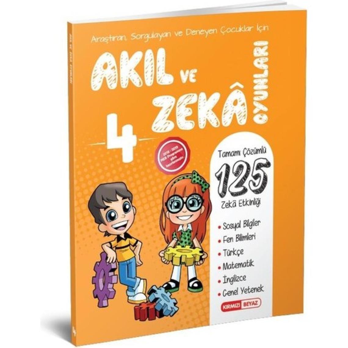 Kırmızı Beyaz Yayınlar Akıl Ve Zeka Oyunları 4.Sınıf