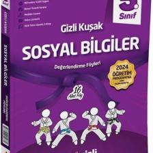 Gizli Yayınları 2025 5. Sınıf Sosyal Bilgiler Değerlendirme Föyleri Gizli Kuşak Serisi