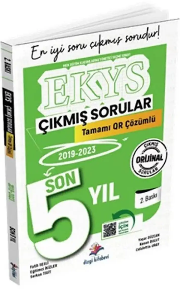 Dizgi Kitap 2024 MEB EKYS Müdür ve Müdür Yardımcılığı Son 5 Yıl Qr Çözümlü Çıkmış Sorular