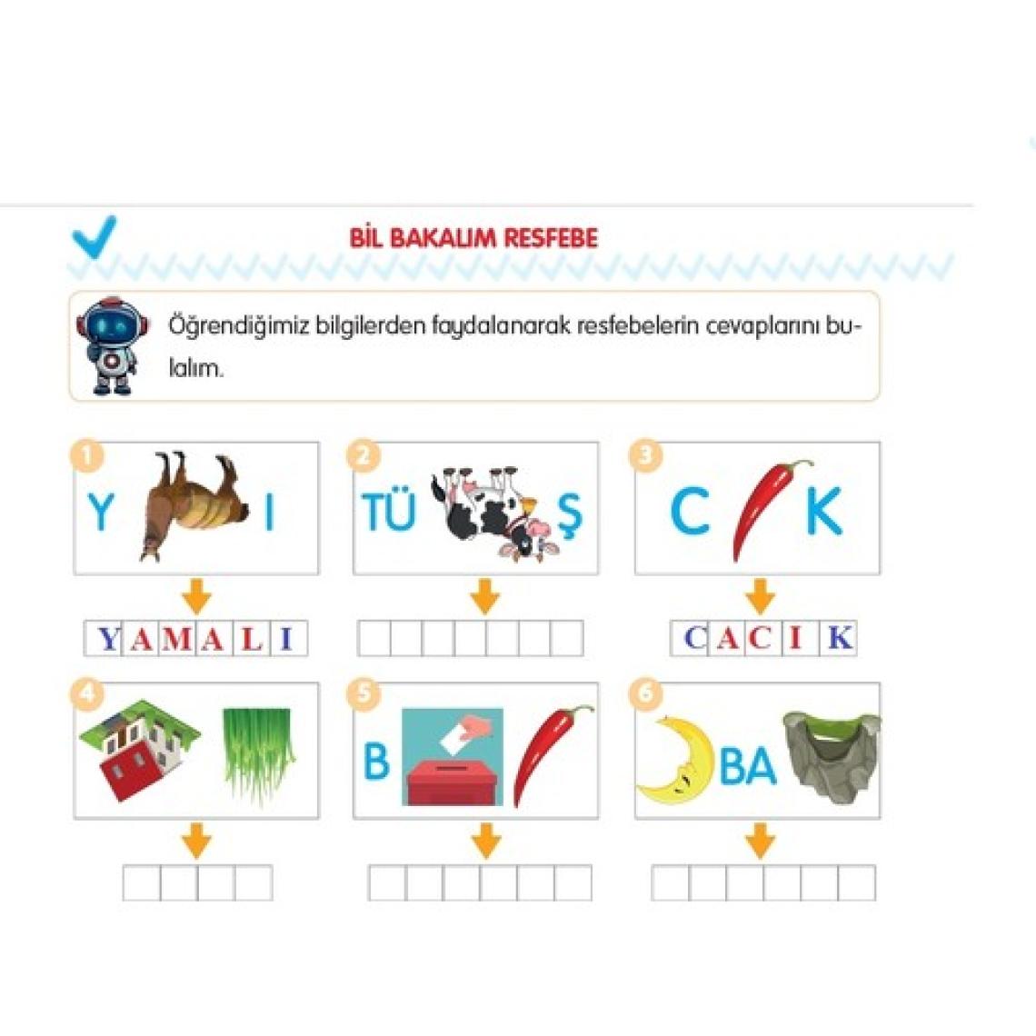 Mavitikli Yayıncılık Bil Bakalım Resfebe Seviye- 1  Görsel Zeka -Hayal Gücü