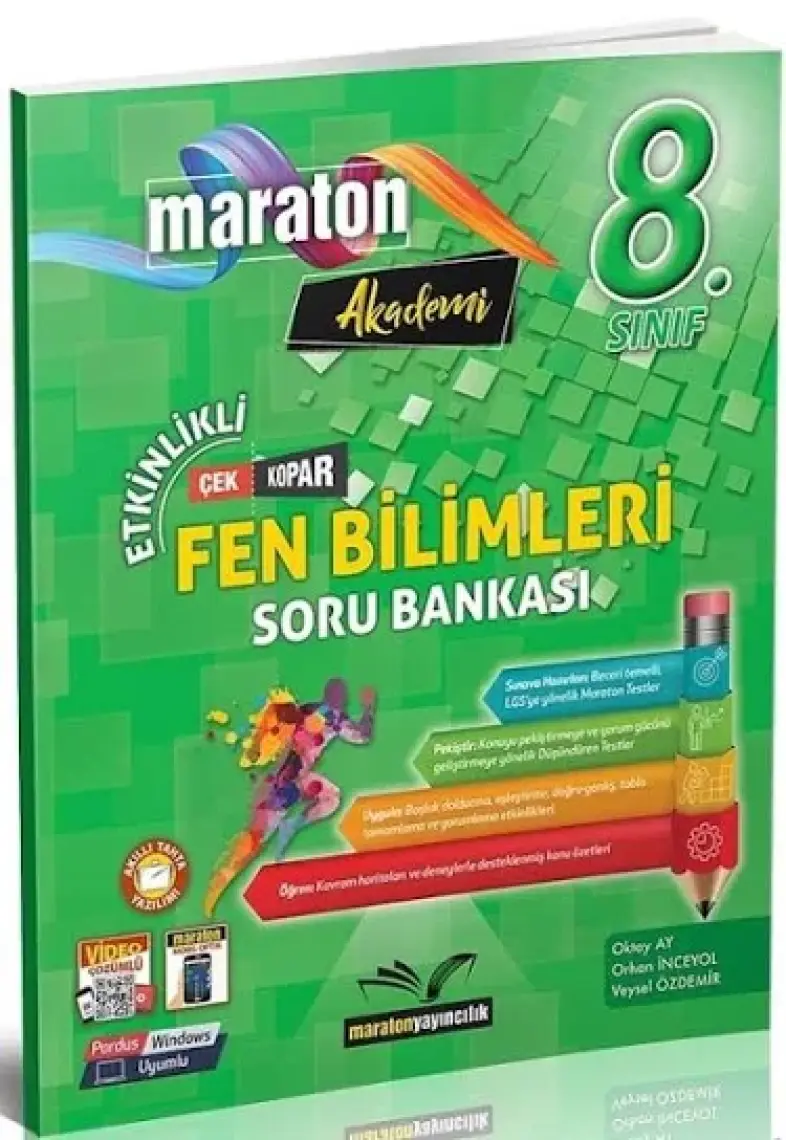 Maraton 8. Sınıf Fen Bilimleri Konu Özetli Soru Bankası