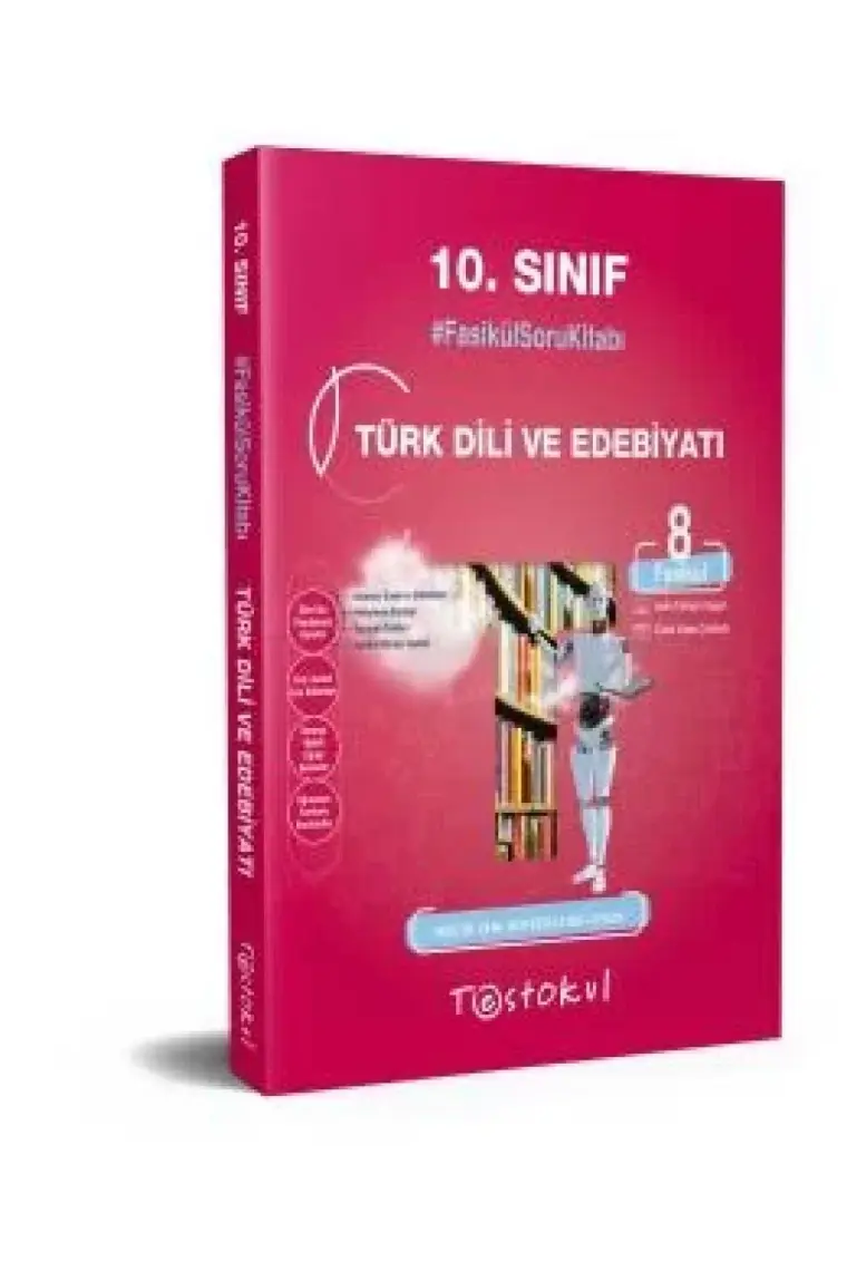 Test Okul Yayınları 10. Sınıf Fasikül Soru Kitabı / Türk Dili ve Edebiyatı (8 Fasikül)