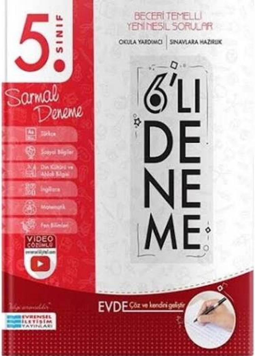 EVRENSEL 5.SINIF 6 LI SARMAL DENEME