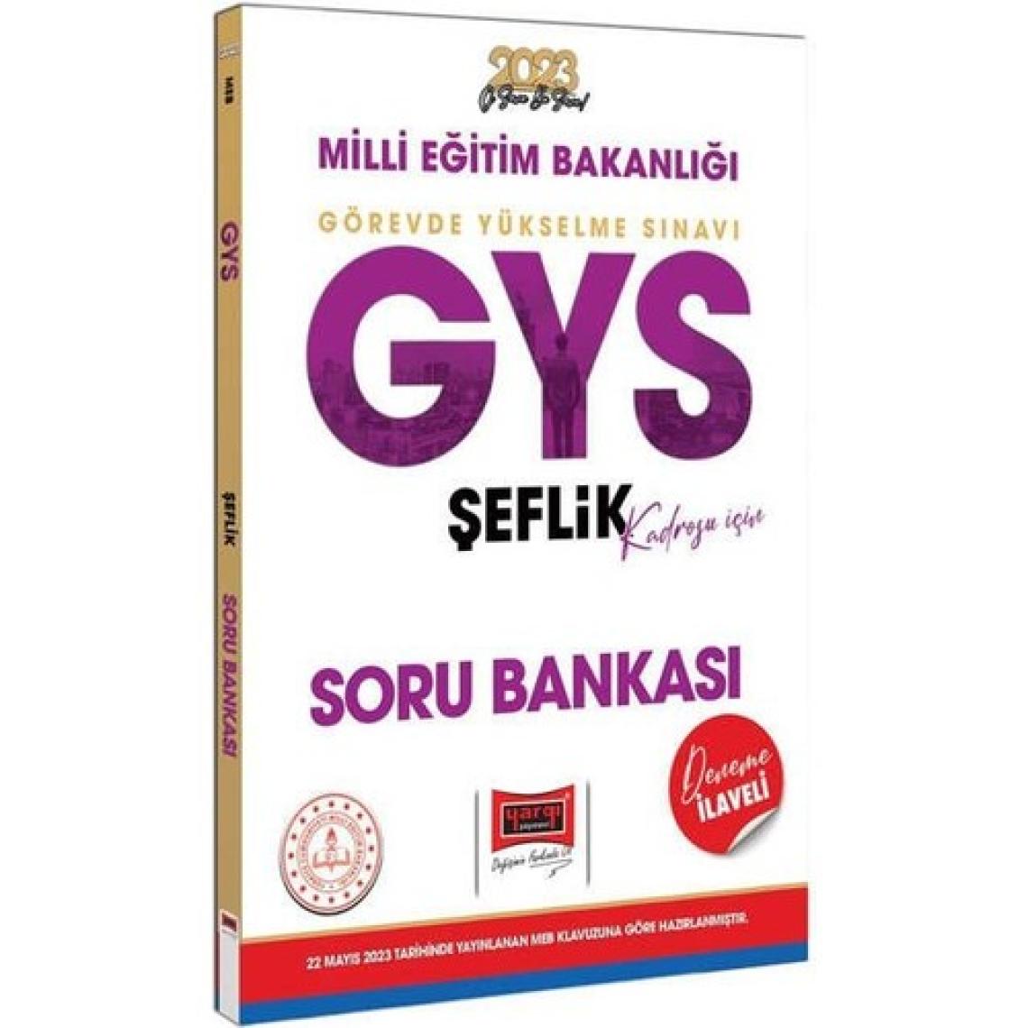 Yargı 2023 Meb GYS Şeflik Kadrosu Için Deneme Ilaveli Soru Bankası Yargı Yayınları