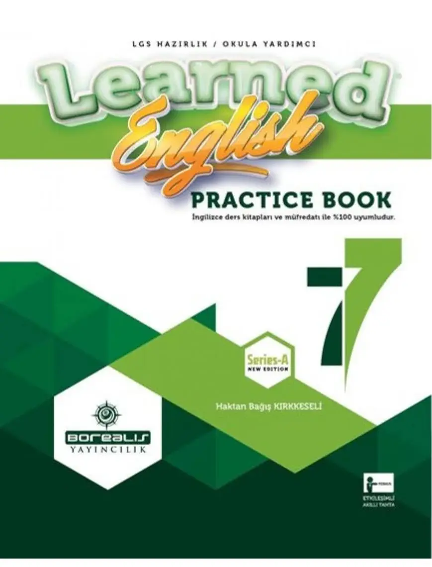 Borealıs 7. Sınıf Learned Englısh Practıce Book