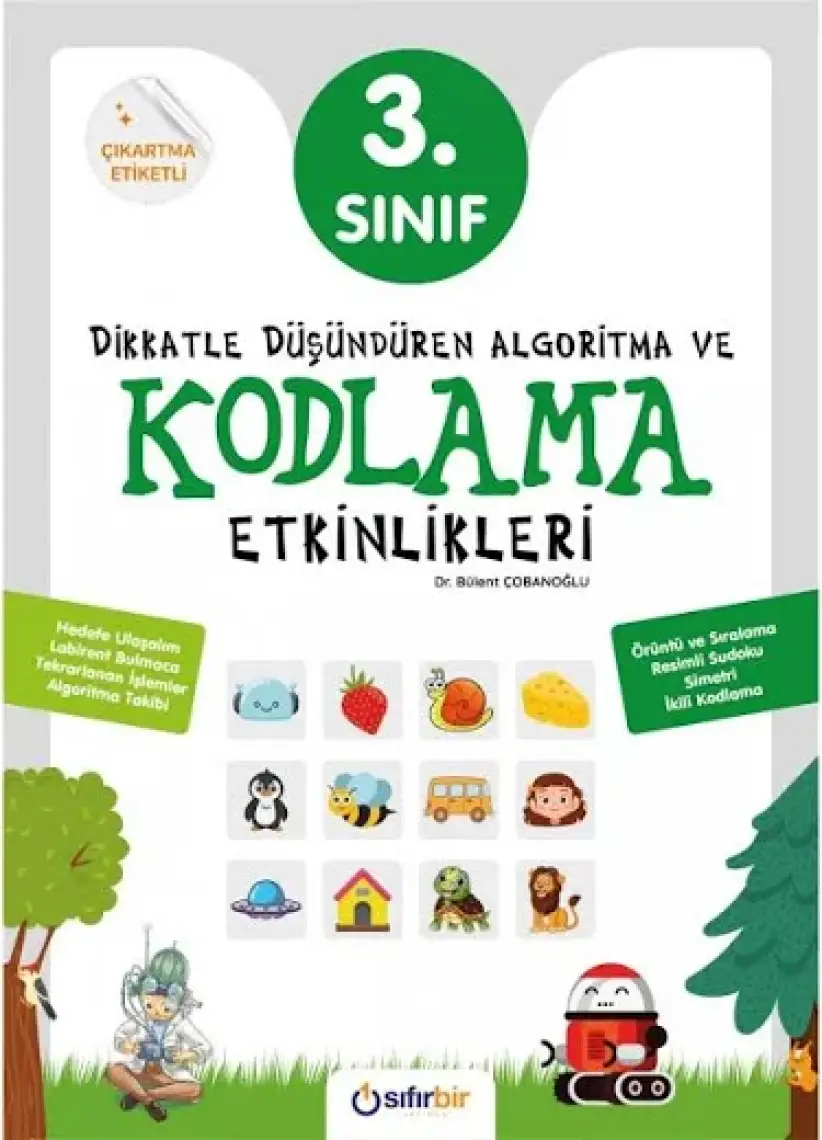 Sıfırbir Yayınları 3.sınıf Kodlama ve Algoritma Etkinlikleri
