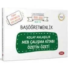 Data Yayınları 2022 MEB Ökbs Başöğretmenlik Kolay Anlaşılır MEB Çalışma Kitabı Özetin Özeti