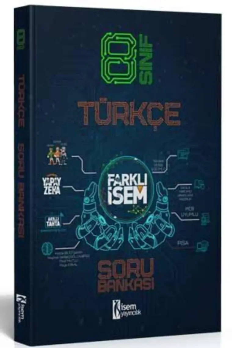 İSEM Yayıncılık 8. Sınıf LGS Farklı Türkçe Soru Bankası - LGS 2023 Kitapları