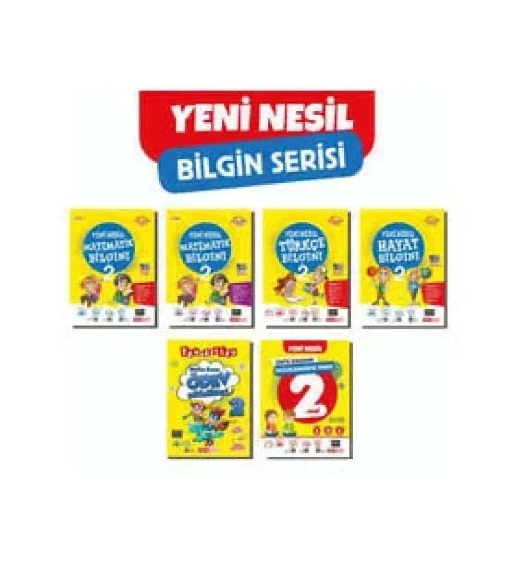 Kırmızı Beyaz Yayınlar 2.Sınıf Yeni Nesil Türkçe Bilgini Yeni 2022