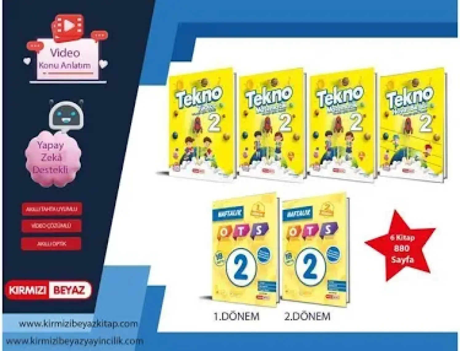 Kırmızı Beyaz Yayınlar 2.Sınıf Yeni Nesil Türkçe Bilgini Yeni 2022