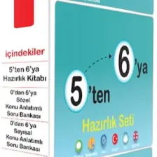 Tonguç Akademi 5'ten 6'ya Hazırlık Seti