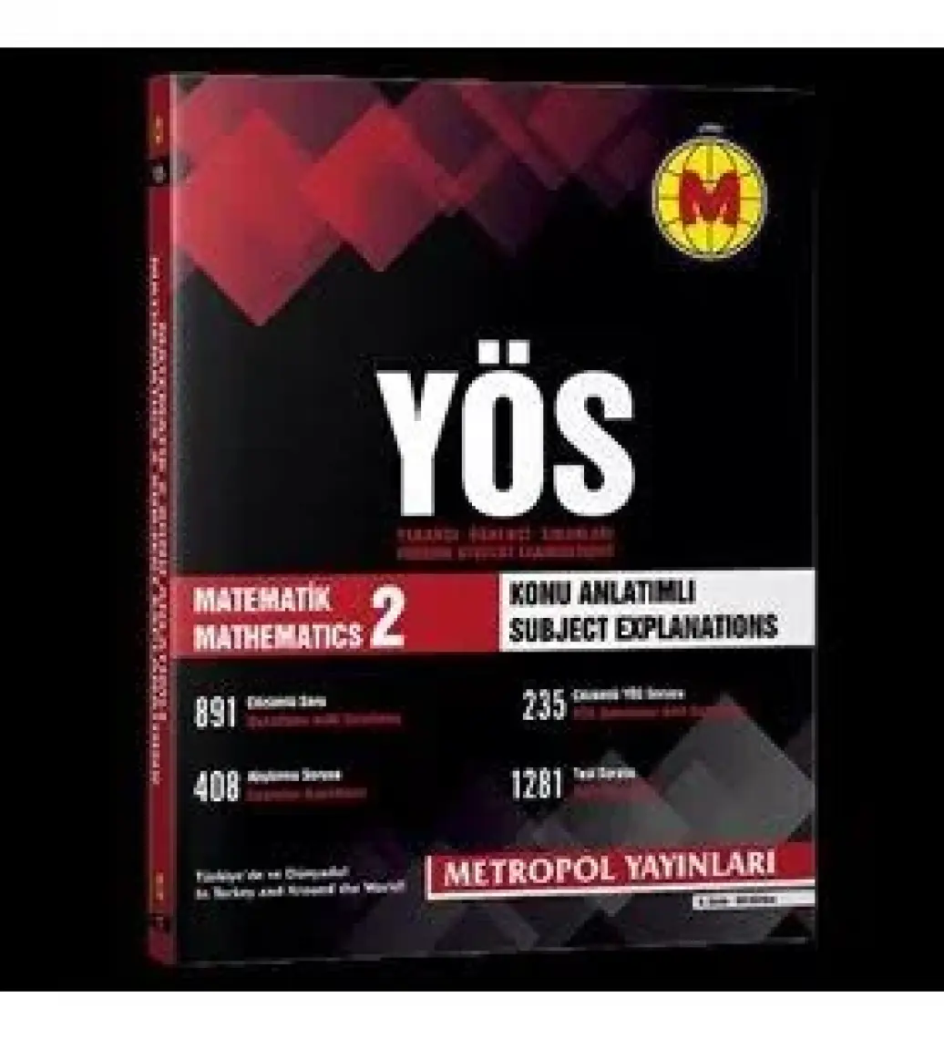 Metropol YÖS Matematik 2 Konu Anlatımlı Örnek Çözümlü