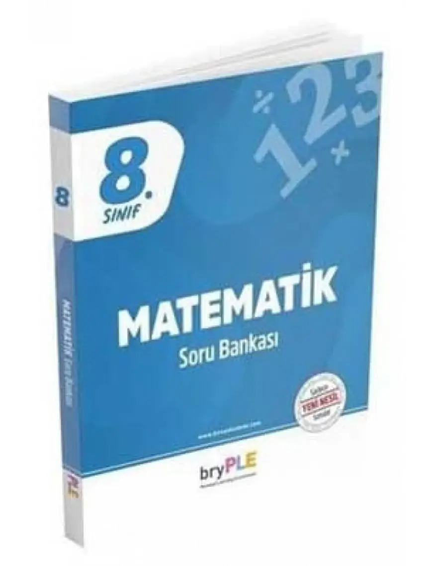 Bry Birey Eğitim Yayınları PLE - 8. Sınıf - Matematik - Soru Bankası