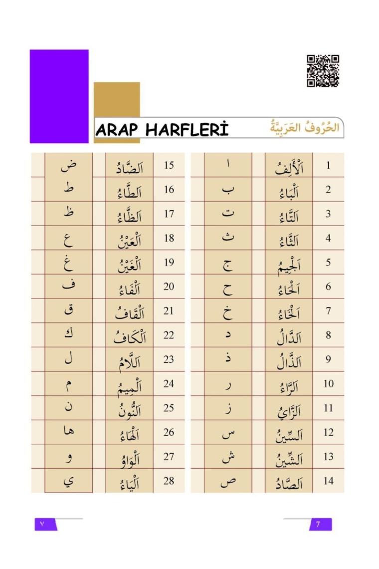 Mektep 5. Sınıf Arapça Yazı Defteri