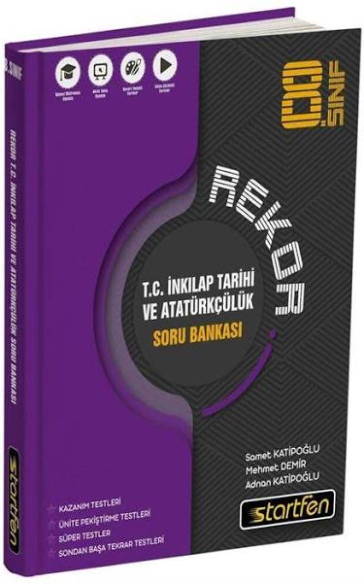 Startfen Yayınları 8. Sınıf Inkılap Tarihi Rekor Soru Bankası