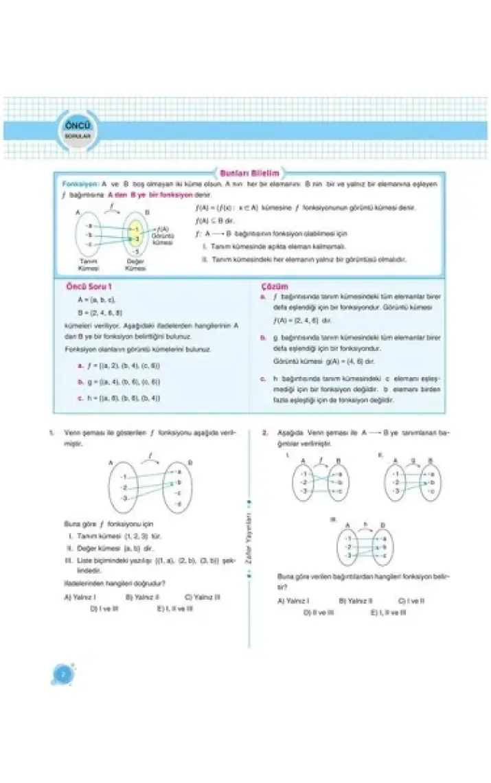 Zafer Yayınları 10. Sınıf Fasikül Seti Matematik Soru Bankası