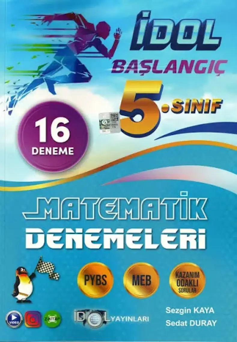 İdol Yayınları Idol 5. Sınıf Matematik Başlangıç Denemesi  (16 Sarmal Deneme)