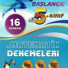 İdol Yayınları Idol 5. Sınıf Matematik Başlangıç Denemesi  (16 Sarmal Deneme)