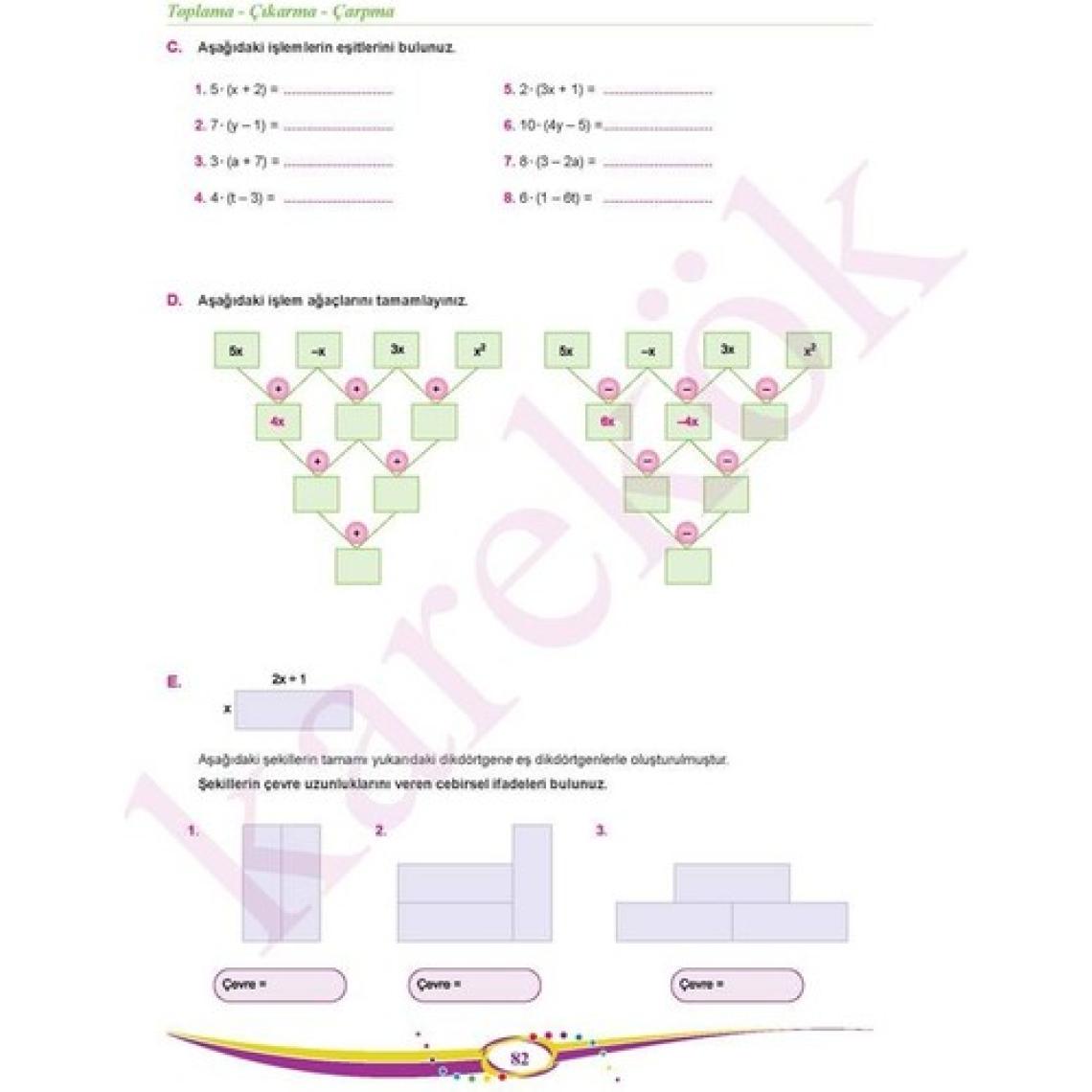 Karekök Yayıncılık Güncel 7. Sınıf Matematik Soru Bankası