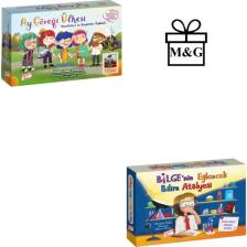 Gizemli Bahçe Yayınları 2 ve 3 Sınıflar Ay Çöreği Ülkesi ve Bilgenin Eğlenceli Bilim Atölyesi