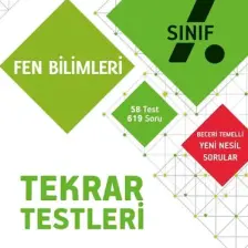 Bloktest Yayınları Tudem Yayınları 7. Sınıf Fen Bilgisi Blok Test Tekrar Testleri