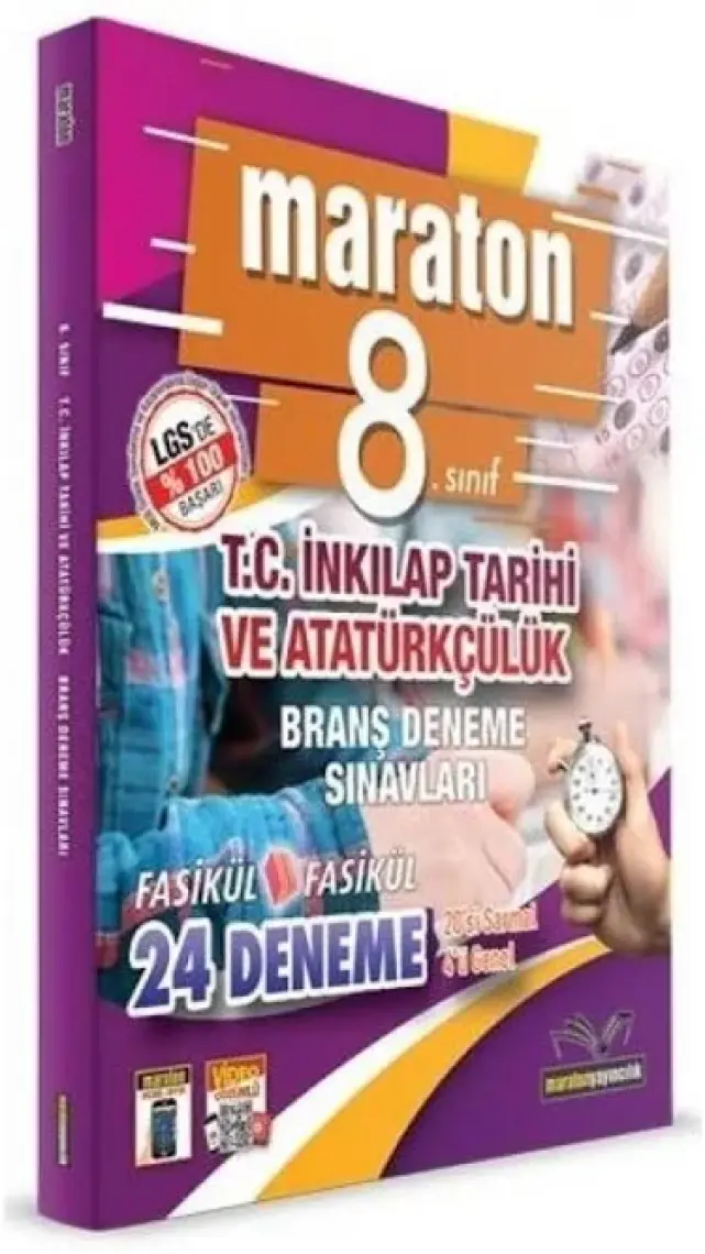 Maraton Yayıncılık Maraton Yayınları 8. Sınıf T.c. Inkılap Tarihi ve Atatürkçülük Branş Deneme