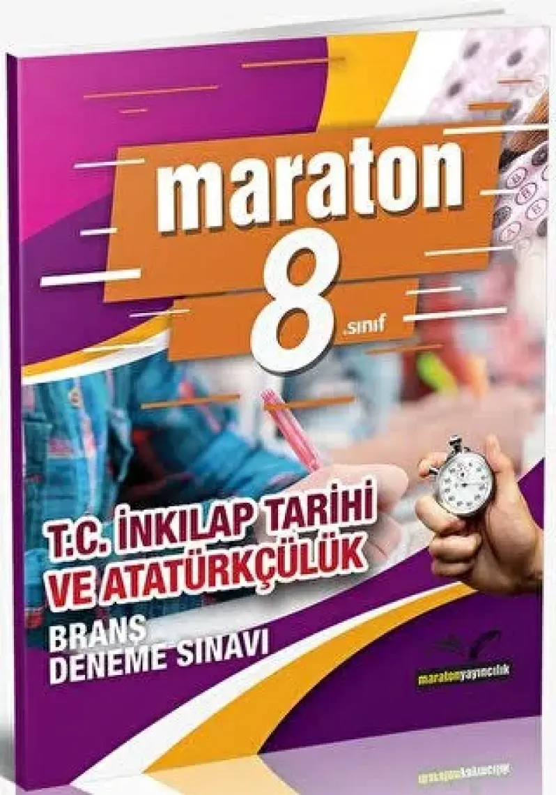 Maraton Yayıncılık Maraton Yayınları 8. Sınıf T.c. Inkılap Tarihi ve Atatürkçülük Branş Deneme