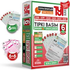 İnformal Yayınları 2024 YKS TYT ÖSYM Çıkmış Soru Tıpkı Basım 6lı Türkiye Geneli Dijital Çözümlü Deneme Paketİ
