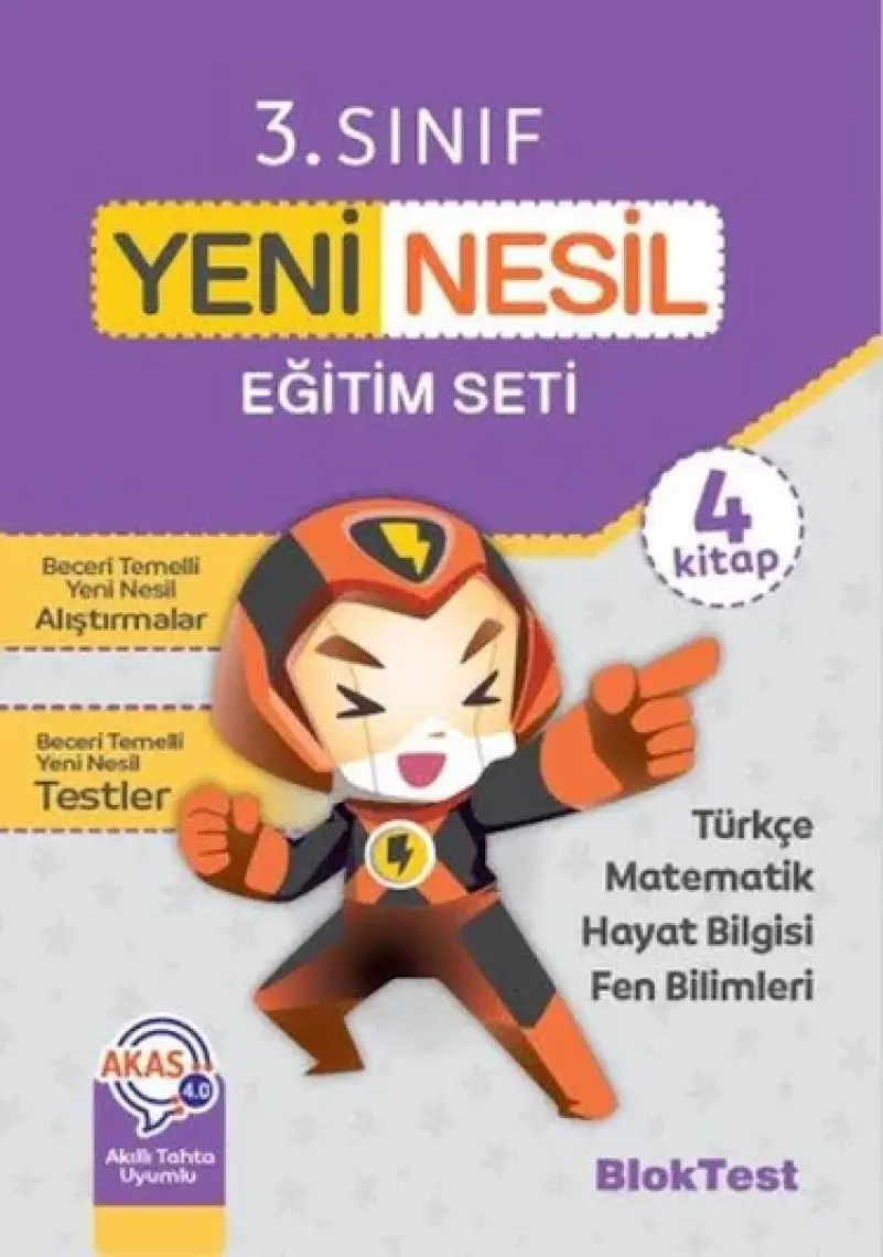 Bloktest Yayınları 3.sınıf Yeni Nesil Eğitim Seti