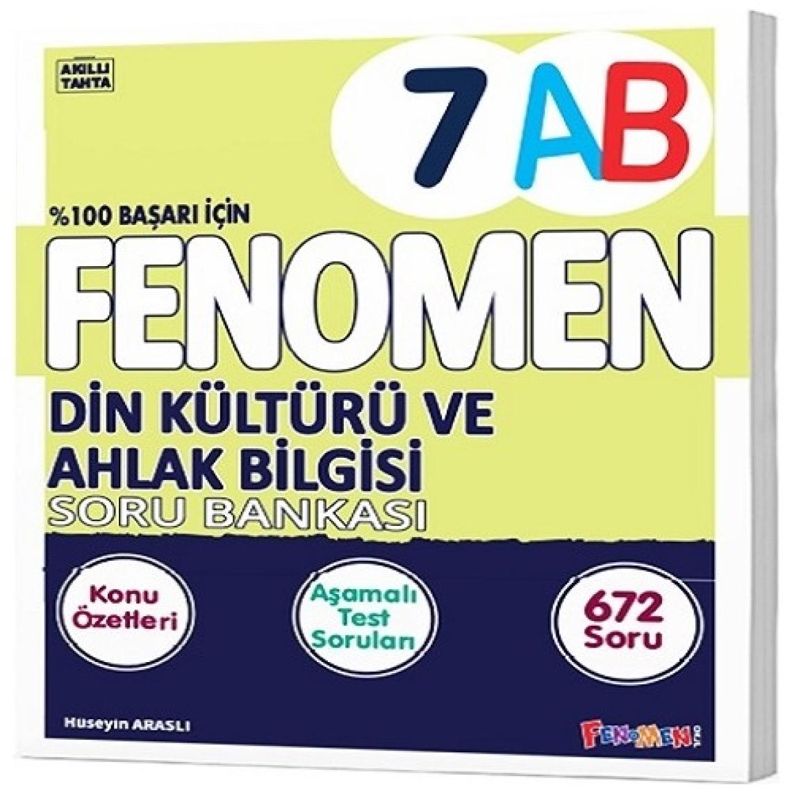 Fenomen Yayınları 2025 7. Sınıf A-B Serisi Din Kültürü Konu Özetli Soru Bankası