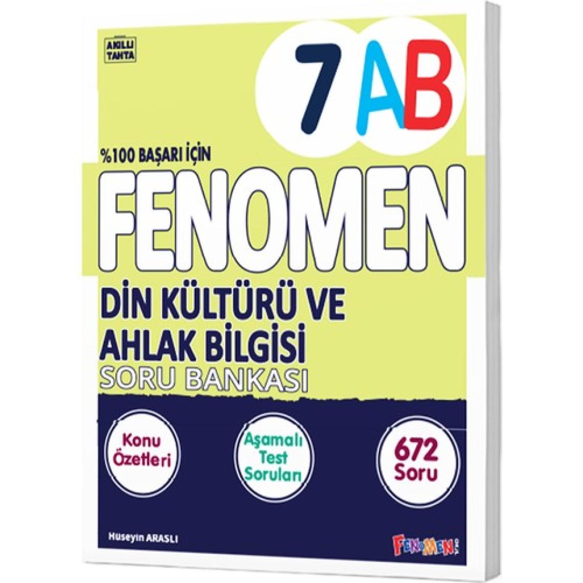 Fenomen Yayınları 2025 7. Sınıf A-B Serisi Din Kültürü Konu Özetli Soru Bankası