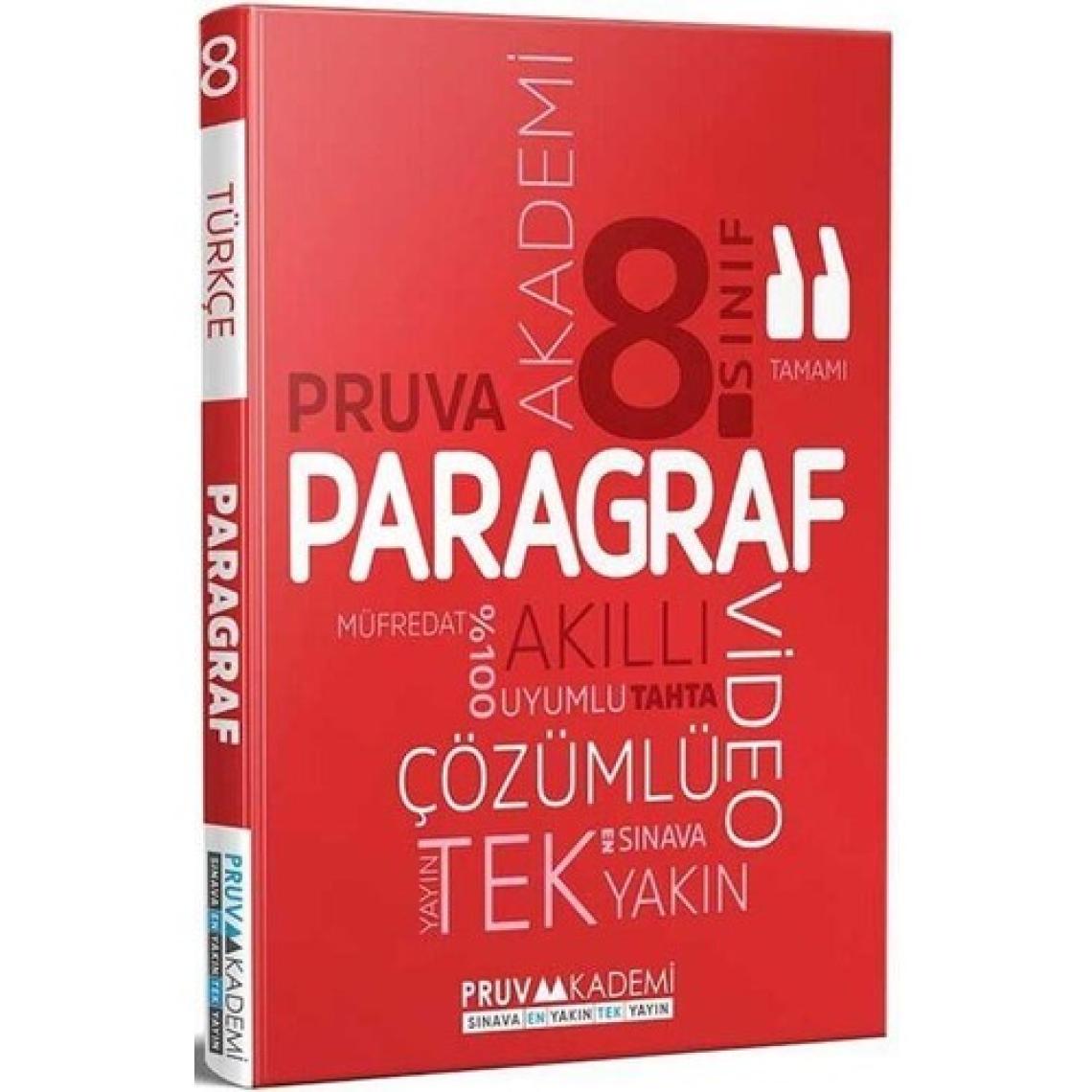 Pruva Akademi 8. Sınıf Paragraf Soru Bankası