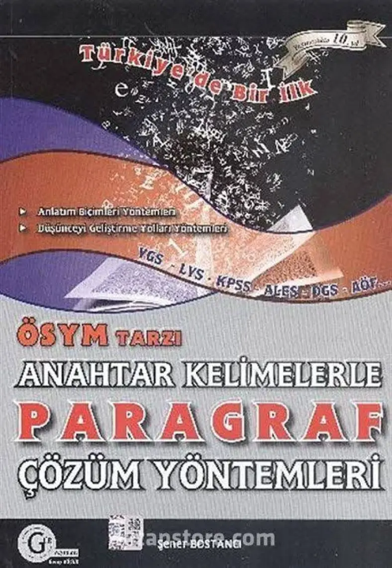 Gür Yayınları ÖSYM  Tarzı Anahtar Kelimelerle Paragraf Çözüm Yöntemleri