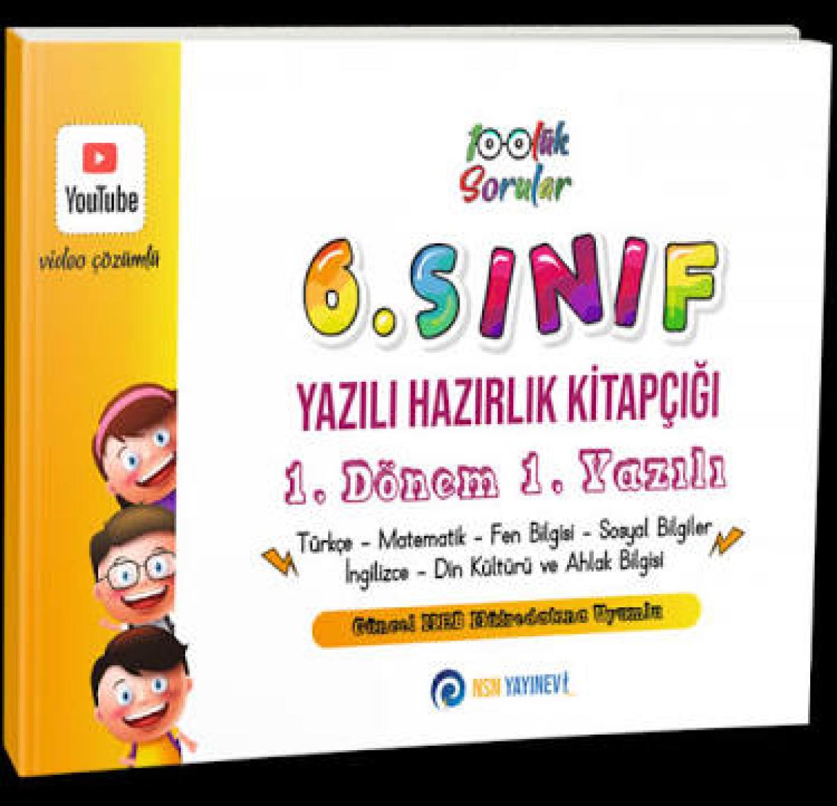 NSN Yayınevi 6. Sınıf Yazılı Hazırlık Kitapçığı 1. Dönem 1. Yazılı