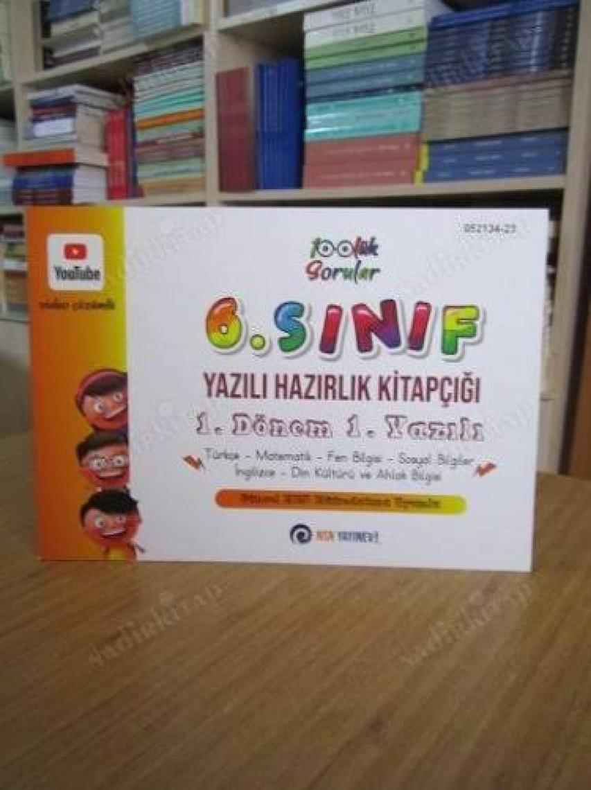 NSN Yayınevi 6. Sınıf Yazılı Hazırlık Kitapçığı 1. Dönem 1. Yazılı