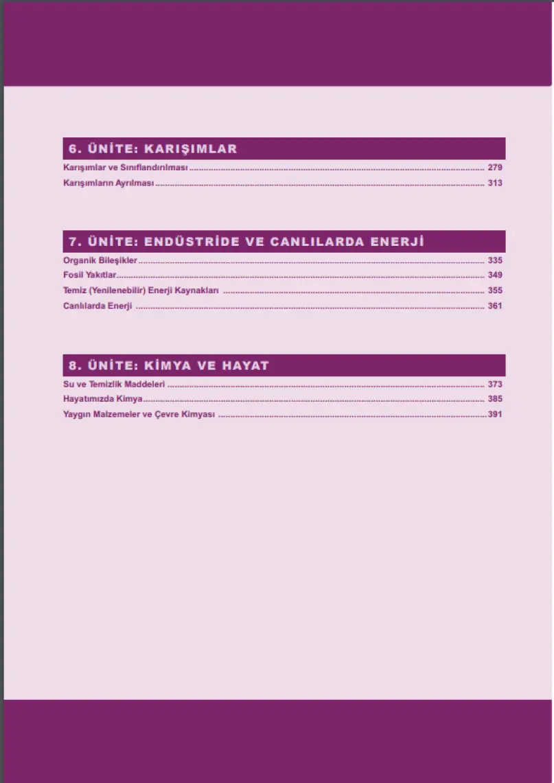 Kimya Çözümlü ve Konu Anlatımlı
