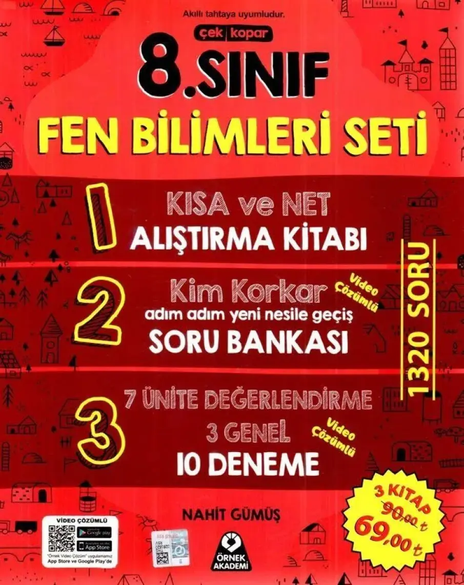 Örnek Akademi Yayınları 8. Sınıf Sınıf Fen Bilimleri Seti