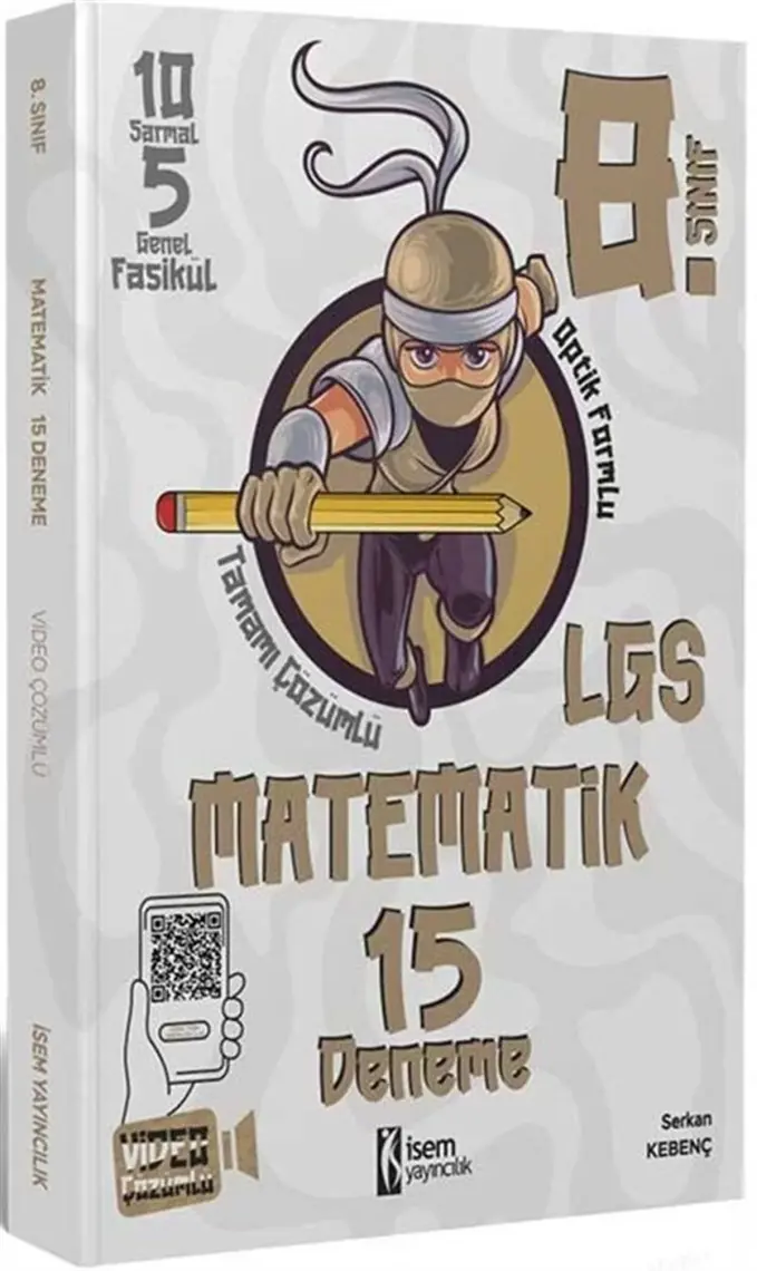 İSEM Yayıncılık 8. Sınıf Matematik 15 Deneme