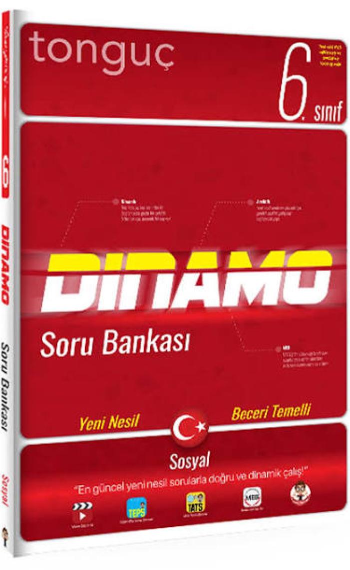 Tonguç Akademi 6. Sınıf Dinamo Sosyal Bilgiler Soru Bankası Yeni !