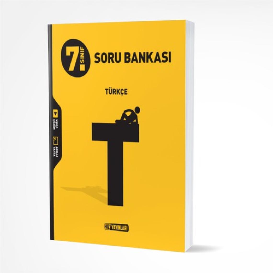 Hız Yayınları 7. Sınıf Türkçe  Soru Bankası