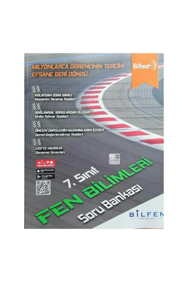 Bilfen Biltest 7.sınıf Fen Bilimleri Soru Bankası