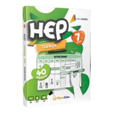 Hiper Zeka Yayınları 7. Sınıf Haftalık Hep Türkçe 40 Deneme