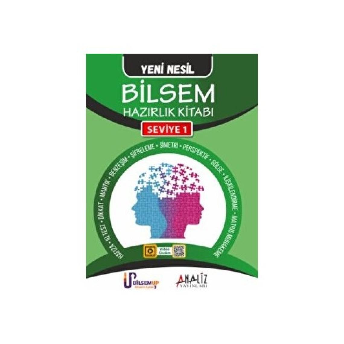 Analiz Yayınları Bilsem Hazırlık Kitabı Seviye 1