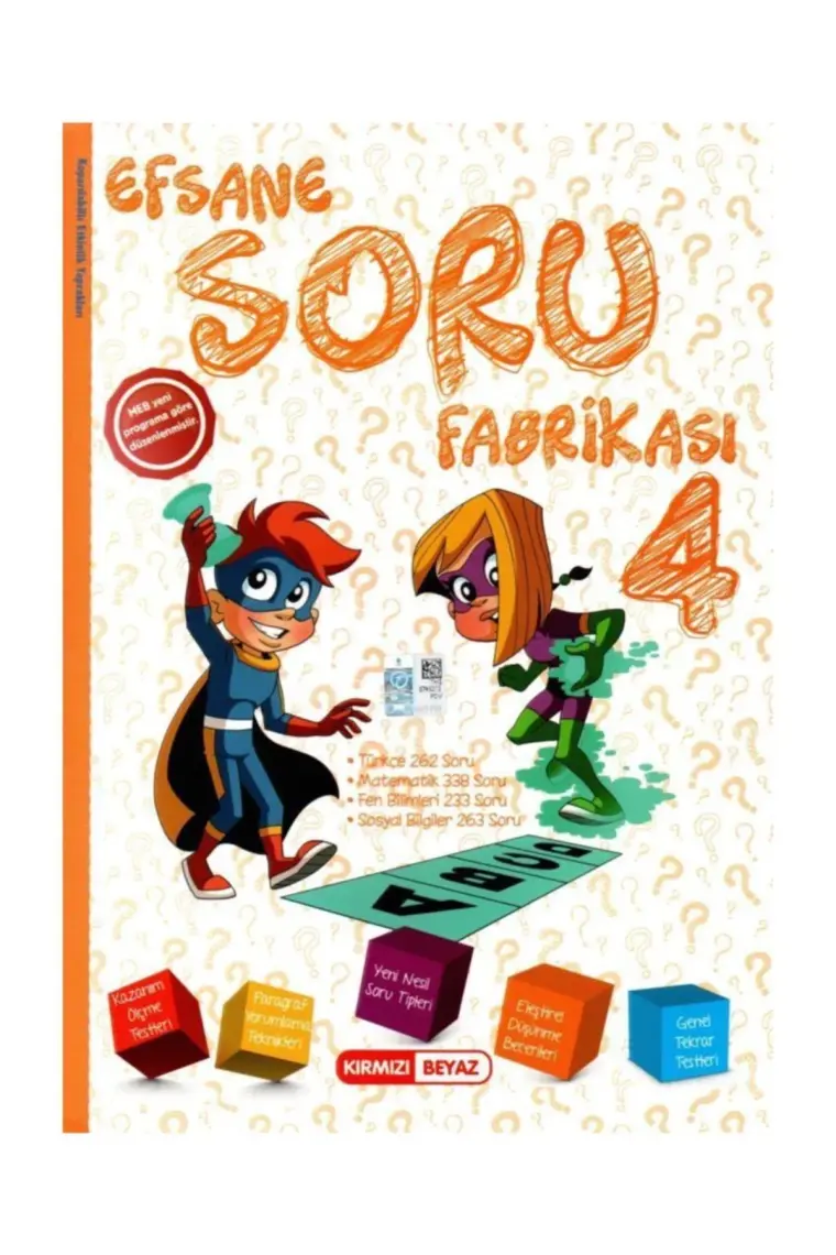 Kırmızı Beyaz Yayınlar 4.Sınıf Efsane Soru Fabrikası