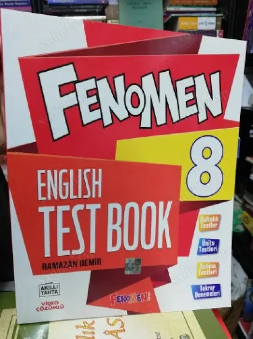 Fenomen Okul 8. Sınıf English Test Book İngilizce Soru Bankası