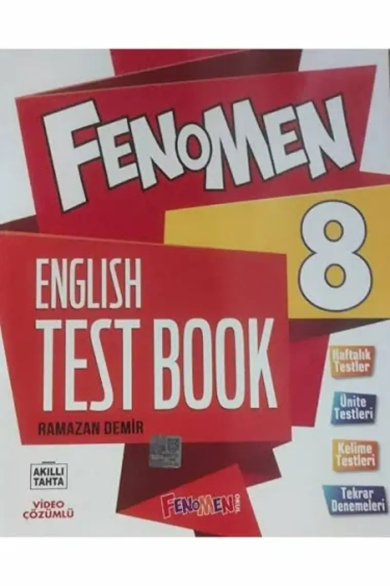 Fenomen Okul 8. Sınıf English Test Book İngilizce Soru Bankası