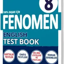 Fenomen Okul 8. Sınıf English Test Book İngilizce Soru Bankası