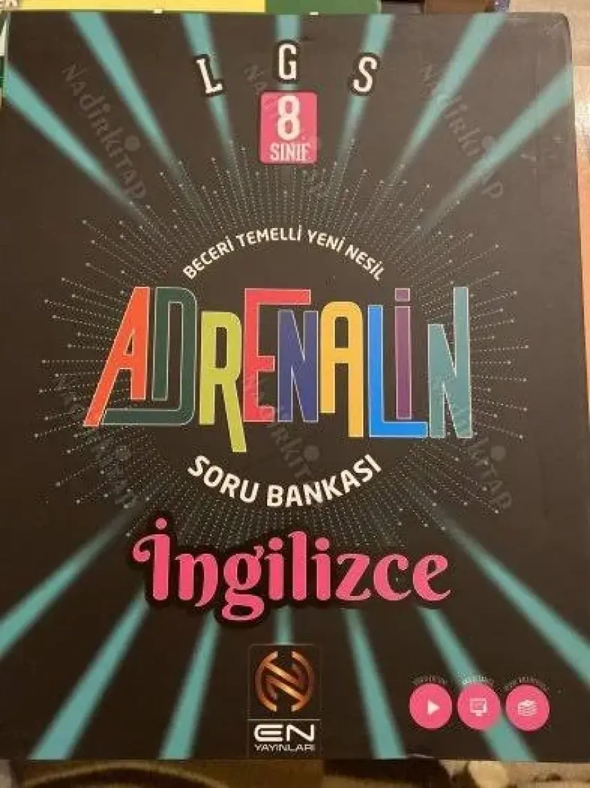 En Yayınları 8. Sınıf Adrenalin Ingilizce Soru Bankası
