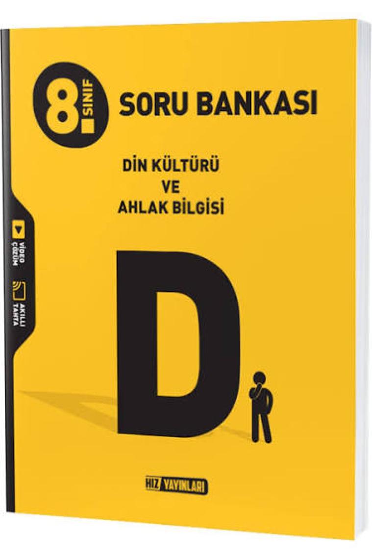 Hız Yayınları 8. Sınıf LGS Yeni Din Kültürü Soru Bankası